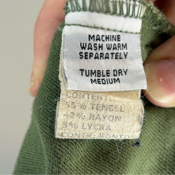 Cut Loose Army Green Button Down Jacket With Pockets NWT Size Small - Picture 5 of 6